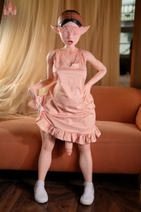 120cm/3ft11 I-Cup Pregnant White Castle Zyphora Silicone Sex Dolls
